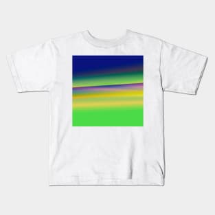 red blue green abstract texture Kids T-Shirt